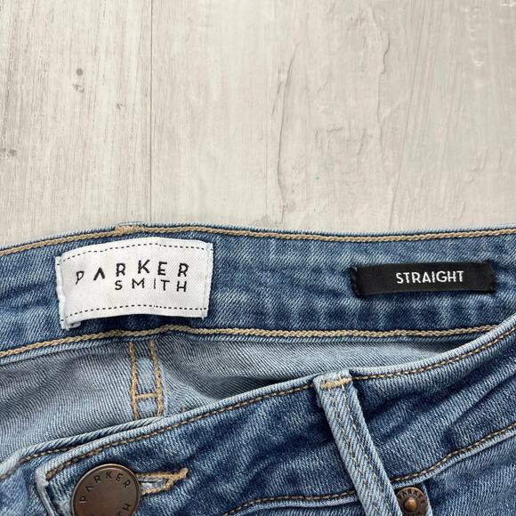 Parker Smith Straight Leg Medium Wash USA Cotton Blend Denim Jeans 6/28 - Picture 6 of 9